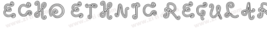 Echo Ethnic Regular字体转换
